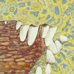 34. Acrylic on board, 18 x 14 inches, signed Barbara Sullivan on back, was exhibited at Visual Arts Center of New Jersey in 2005 (form attached on back), private collection (detail)