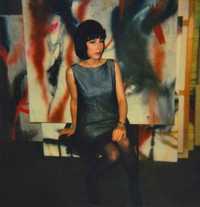 October 1983, at home in front of Darinka Chase’s painting, Chicago